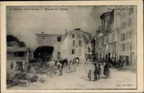 Künstler Ak Martin, E., Le Relais Alpes de Haute Provence, Musee de Digne