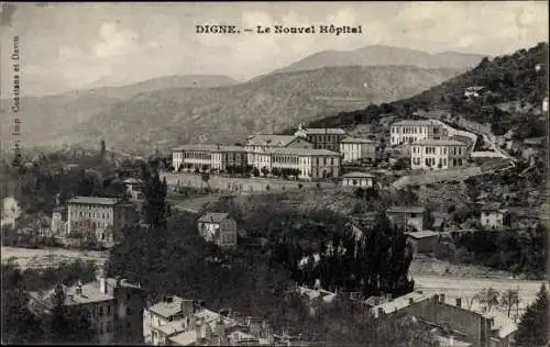 Ak Digne Alpes de Haute Provence, Le Nouvel Hopital