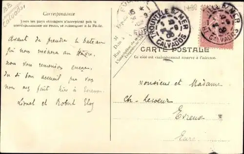 Ak Trouville Calvados, Vue sur les Quais