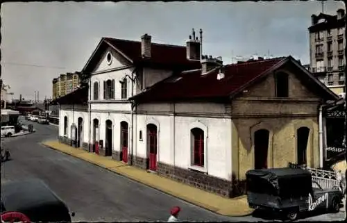 Ak La Garenne Colombes Hauts de Seine, La Gare