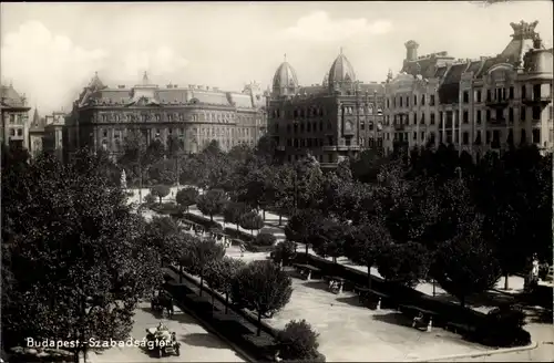 Ak Budapest Ungarn, Freiheitsplatz