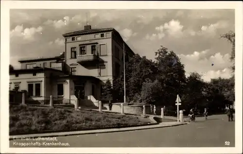 Ak Lutherstadt Eisleben, Knappschafts-Krankenhaus