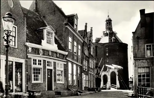 Ak Enkhuizen Nordholland Niederlande, 't Spui