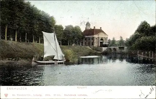 Ak Enkhuizen Nordholland Niederlande, Koepoort