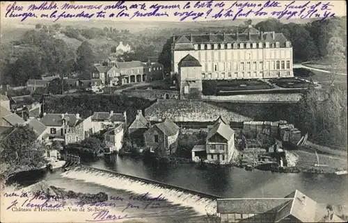 Ak Harcourt Calvados, Vue de Saint Benin