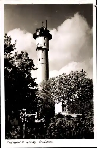 Ak Wangerooge in Friesland, Blick auf den Leuchtturm