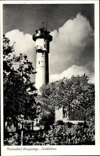 Ak Nordseebad Wangerooge in Ostfriesland, Leuchtturm