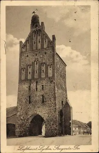 Ak Lychen in der Uckermark, Stargarder Tor