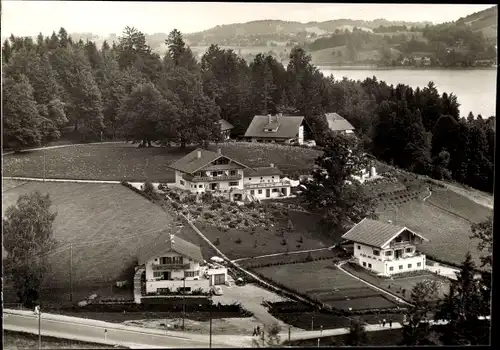 Ak Bad Wiessee in Oberbayern, Haus Schmid mit Umgebung