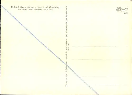 Ak Horn Bad Meinberg am Teutoburger Wald, Roland Sanatorium, Innenansicht