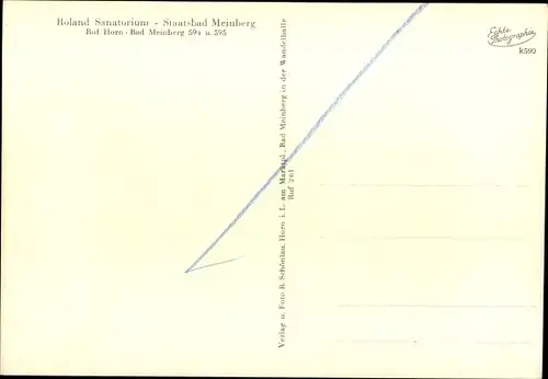 Ak Horn Bad Meinberg am Teutoburger Wald, Roland Sanatorium