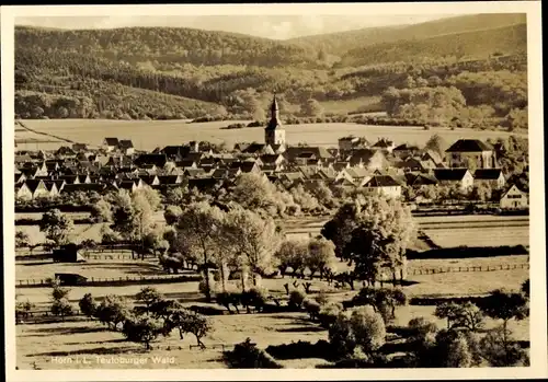 Ak Horn Bad Meinberg im Kreis Lippe, Totalansicht der Ortschaft mit Umgebung