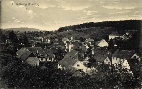 Ak Diersburg Hohberg Baden, Gesamtansicht