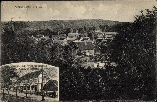 Ak Rothesütte Ellrich Thüringen, Gasthaus, Totalansicht