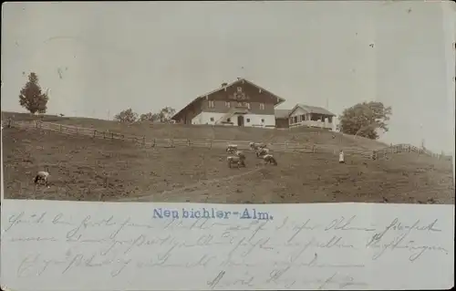 Foto Ak Piding im Berchtesgadener Land Oberbayern, Neubichler Alm