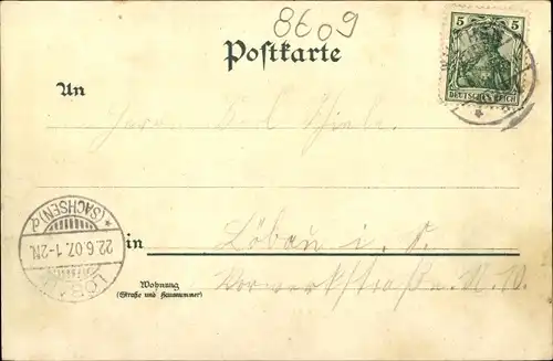 Litho Großpostwitz in Sachsen, Bergwirtschaft, Mönchswalder Berg