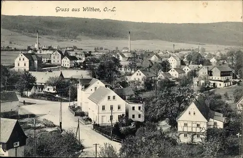 Ak Wilthen im Kreis Bautzen Sachsen, Blick auf den Ort