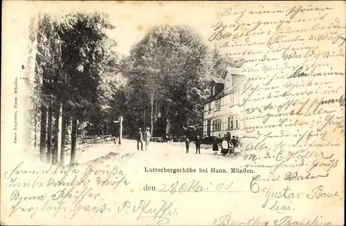 Ak Staufenberg in Niedersachsen, Gasthaus Lutterberger Höhe