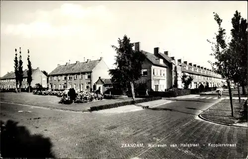 Ak Zaandam Zaanstad Nordholland, Walraven en Halstraat, Kopplerstraat