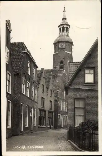 Ak Blokzijl Overijssel Niederlande, Kerkstraat