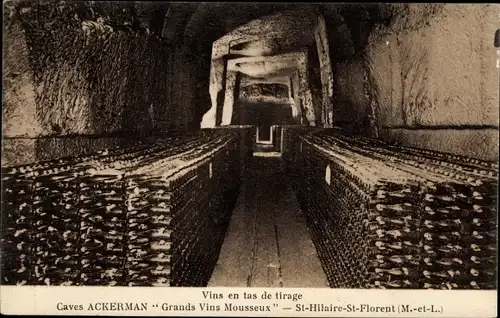 Ak Saint Hilaire Saint Florent Maine et Loire, Caves Ackerman Grands Vins Mousseux