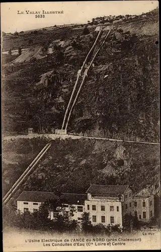 Ak Ance Haute Loire, L'Usine Electrique de l'Ance du Nord, Les Conduites d'Eau