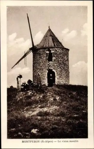 Ak Montfuron Alpes de Haute Provence, Le vieux Moulin