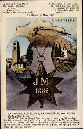 Ak Alpes de Haute Provence, Sa Chaine, son Eglise, sa Chapelle, son Etoile, Moustiers