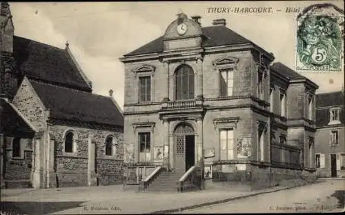 Ak Thury Harcourt Calvados, Hotel de Ville