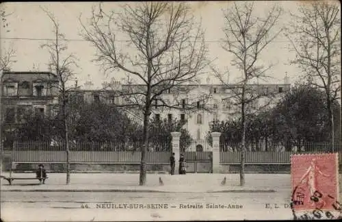 Ak Neuilly sur Seine Hauts de Seine, Retraite Sainte Anne