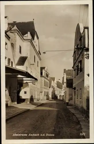 Ak Aschach an der Donau in Oberösterreich, Abelstraße