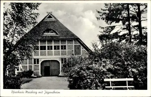 Ak Moisburg in Niedersachsen, Pfarrhaus mit Jugendheim