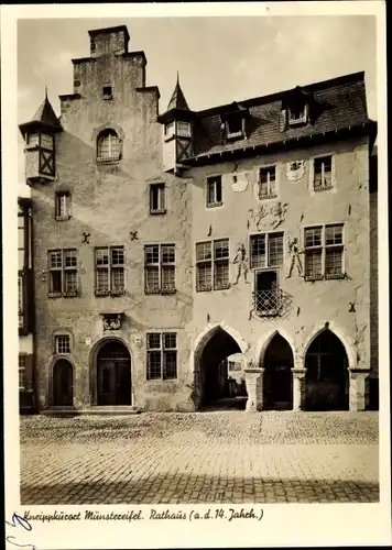 Ak Bad Münstereifel in Nordrhein Westfalen, Rathaus