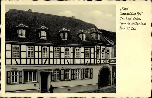 Ak Eberstadt Darmstadt in Hessen, Hotel Darmstädter Hof