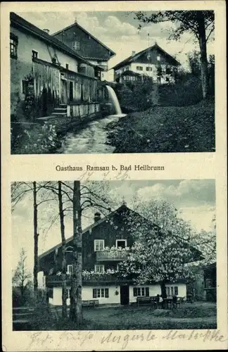 Ak Bad Heilbrunn in Oberbayern, Gasthaus Ramsau