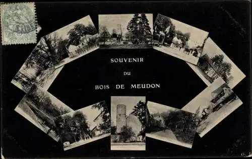 Ak Meudon Hauts de Seine, Stadtansichten, Souvenir