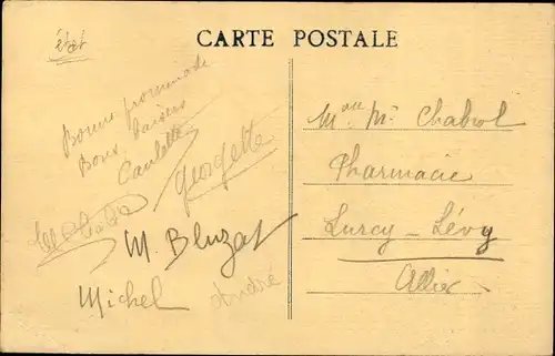 Ak Roanne Loire, Rue du Lycee