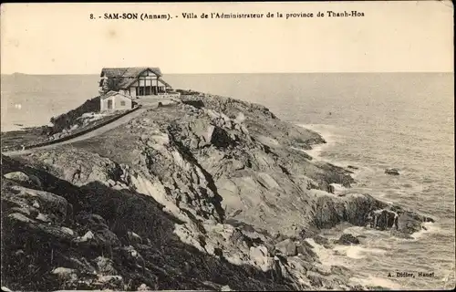 Ak Sầm Sơn Annam Vietnam, Villa de l'Administrateur de la province de Thanh-Hoa