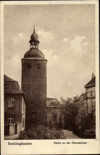 Ak Recklinghausen im Ruhrgebiet, Petruskirche