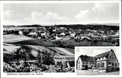 Ak Espenschied Lorch im Rheingau Taunus Kreis Hessen, Gasthaus zur Dorfschänke