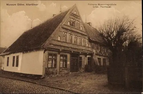 Ak Meldorf in Holstein, Museum Dithmarscher Altertümer, Altes Pfarrhaus