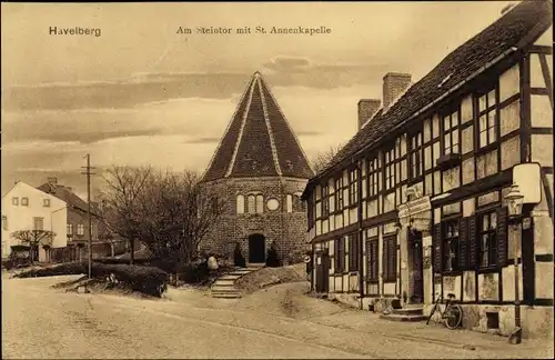 Ak Salzwedel in der Altmark, Steintor, St. Annenkapelle