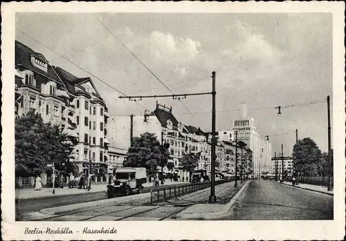 Berlin Neukölln, Hasenheide, Straßenpartie, LKW