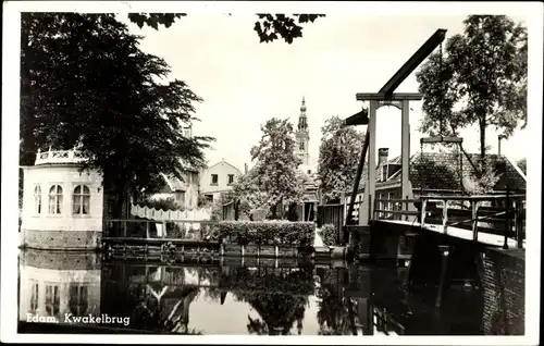 Ak Edam Volendam Nordholland Niederlande, Kwakelbrug