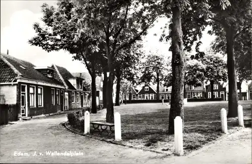 Ak Edam Volendam Nordholland Niederlande, J. v. Wallendalplein