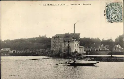 Ak La Membrolle Maine et Loire, Moulin de la Roussiere