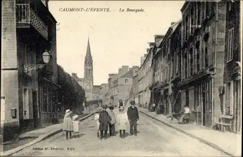 Ak Caumont L´Éventé Calvados, La Bourgade