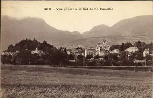 Ak Gex Ain, Vue generale et Col de La Faucille