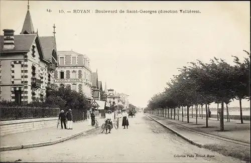 Ak Royan Charente Maritime, Boulevard de Saint Georges