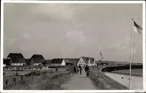 Ak Hörnum auf Sylt Nordfriesland, Siedlung, Wegepartie